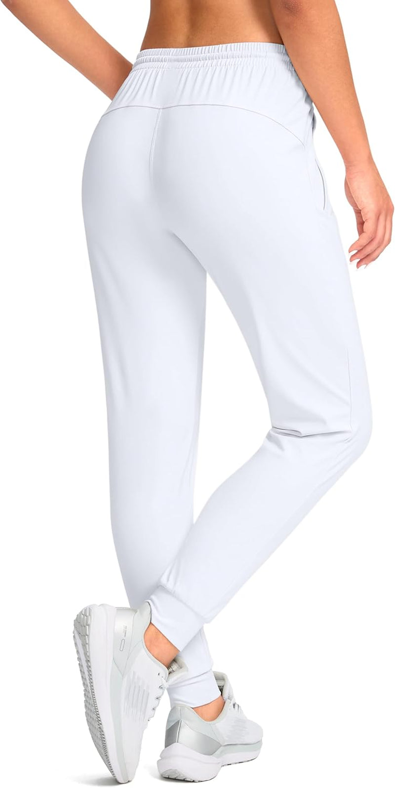 Women'S Joggers Pants with Zipper Pockets Tapered Running Sweatpants for Women Lounge, Jogging