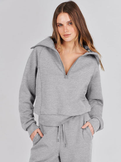 Women 2 Piece Outfits Sweatsuit Oversized Sweatshirt Sweatpants Tracksuit Sweat Lounge Matching Set 2025 Fall Trendy