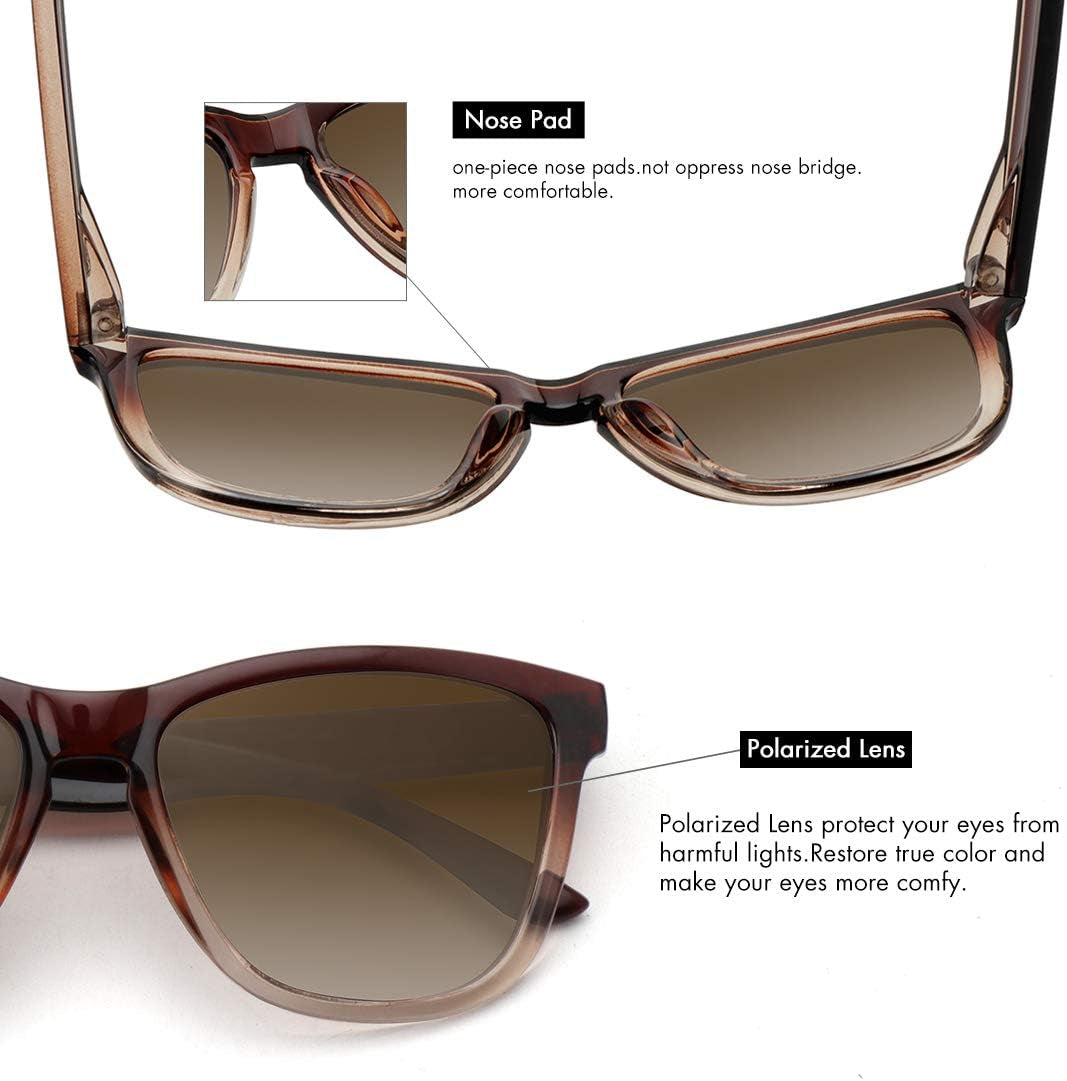 Polarized Sunglasses for Women Men Trendy Classic Retro Designer Style