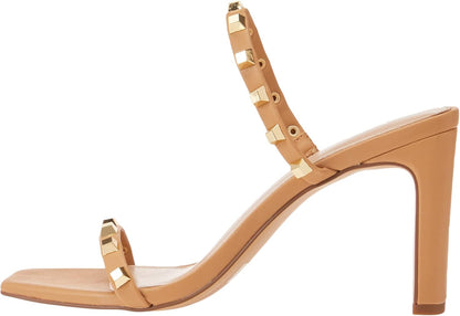 Women'S Avery Square Toe Two Strap High Heeled Sandal