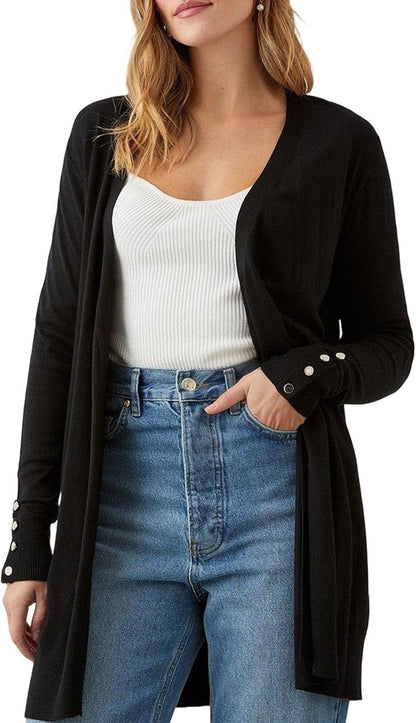 Women'S Cardigan Sweaters Open Front Long Sleeve Cardigan Dressy Casual Trendy Lightweight