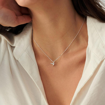 Silver Necklace for Women, Dainty Star of David Necklace 14K White Gold Plated Butterfly Necklace Sun Lotus Flower Necklace Simple Bead Necklace Jewelry Everyday for Women